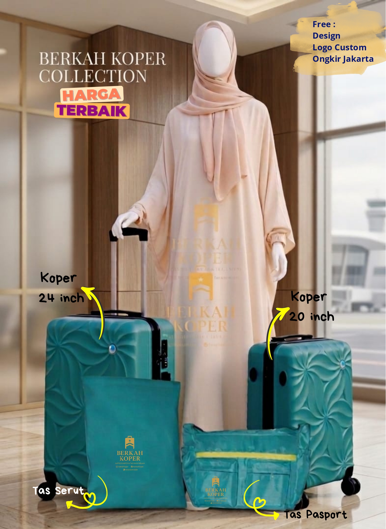 Tas Kabin Haji 40L